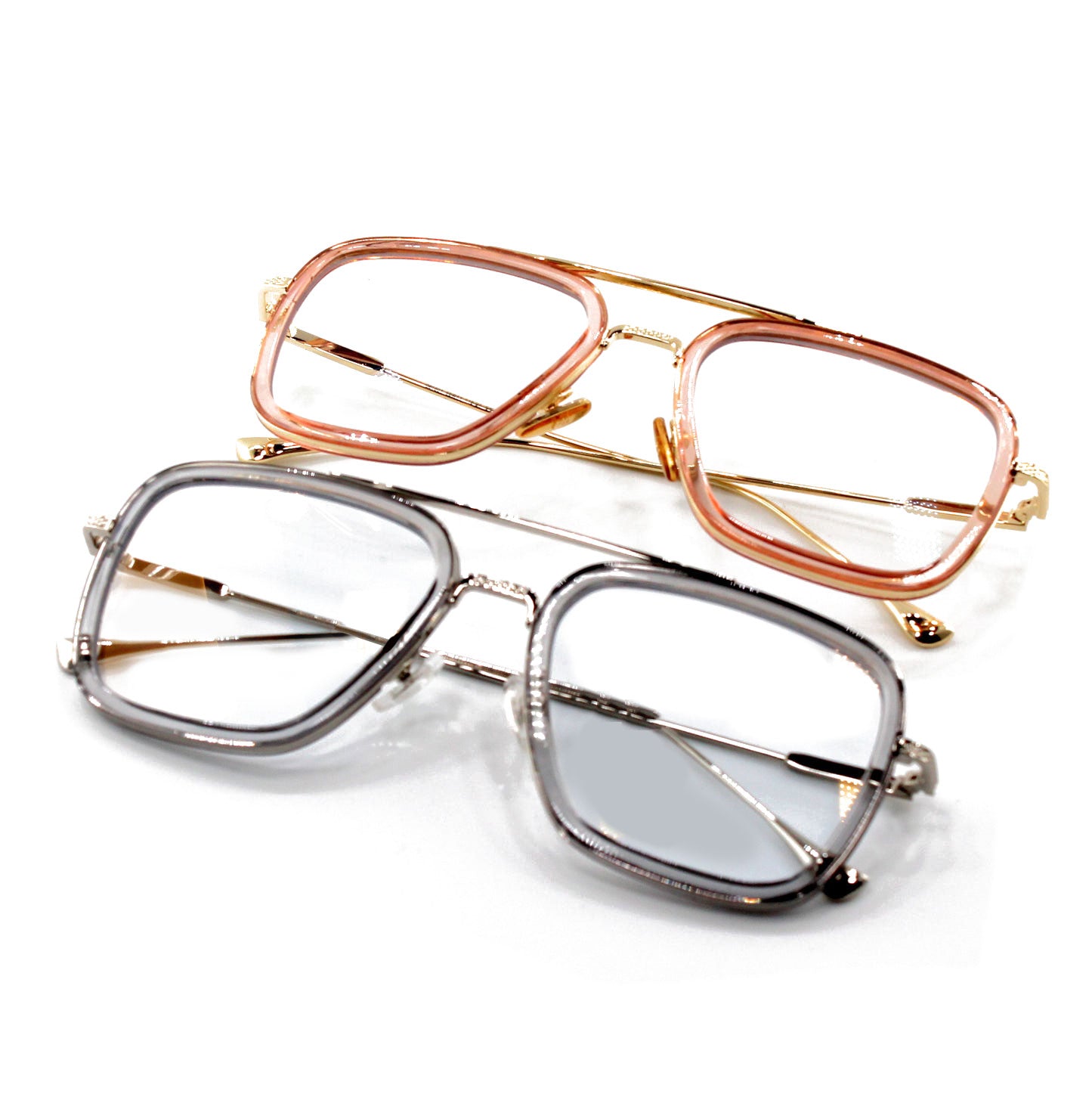 Ottika Care - Lunettes anti-lumière bleue - Adulte | Modèle 31394 | Revêtement Or & Vert