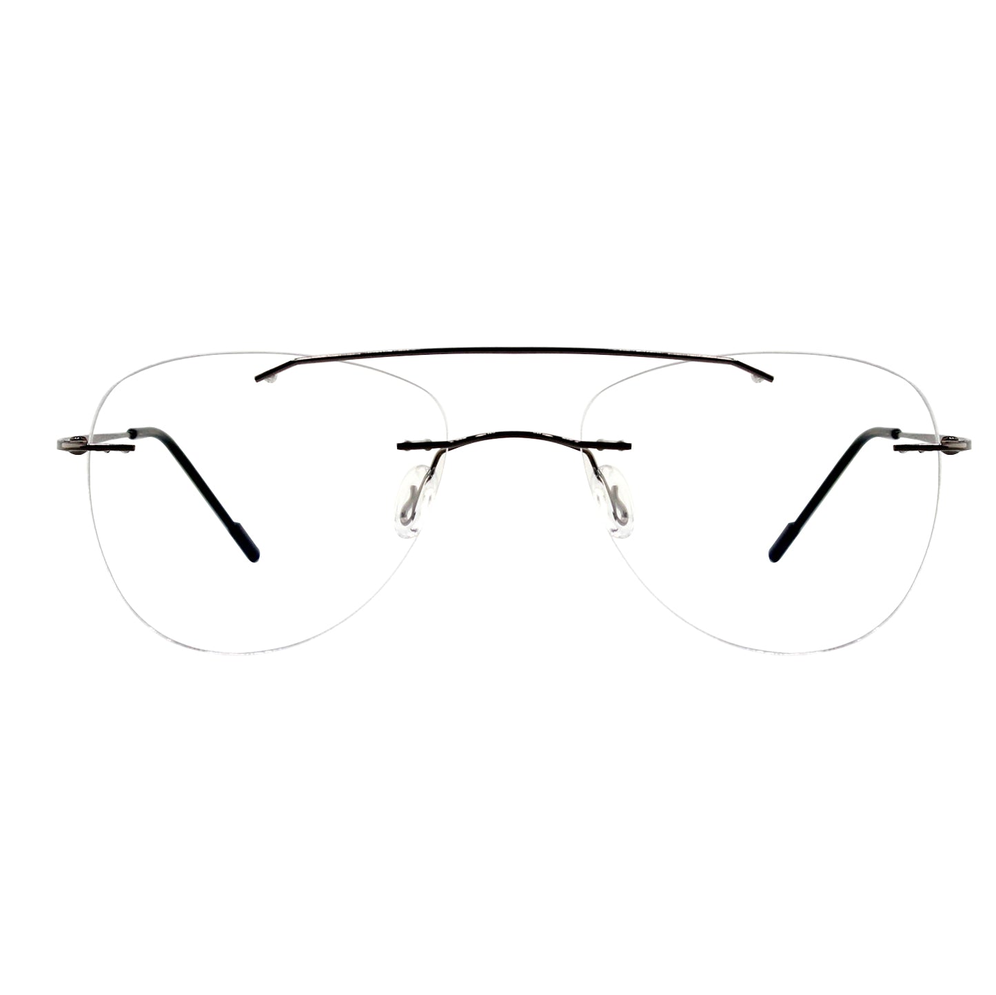 Ottika Care - Lunettes anti-lumière bleue | Sans monture R 002 | Revêtement Vert & Bleu