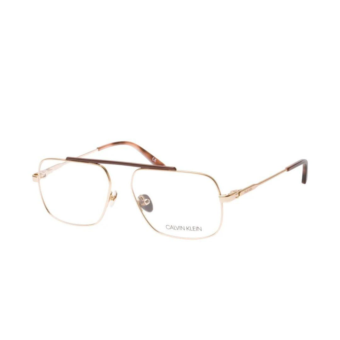 Montatura per occhiali Calvin Klein | Modello CK18106 - Oro/Marrone