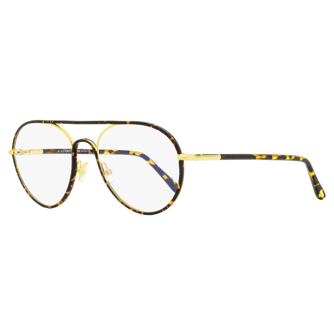 Lunettes anti-lumière bleue Tom Ford | Modèle TF 5623 - Demi Marron