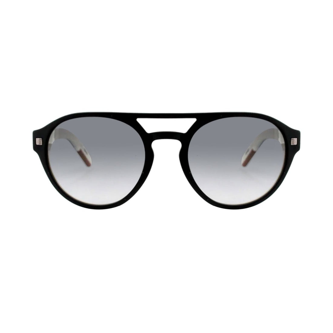 Lunettes de soleil Ermenegildo Zegna | Modèle EZ 0134 - Noir/Blanc