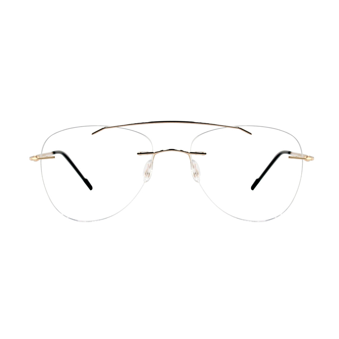 Ottika Care - Blue Light Blocking Glasses | Rimless R 002 | Coating Green & Blue